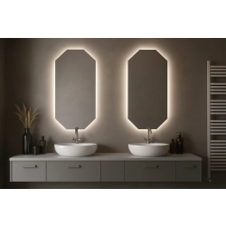 Zestaw luster oktagonalnych z podświetleniem - ZESTAW OKTAGON LED