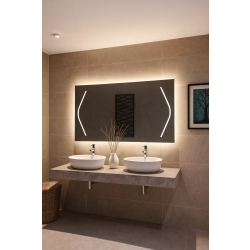 Lustro łazienkowe prostokątne z podświetleniem - SOFIA LED