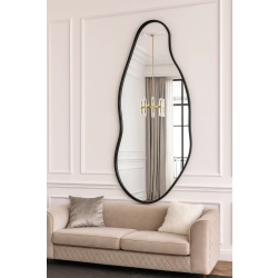 Lustro o organicznym kształcie w ramie - BARYT W RAMIE