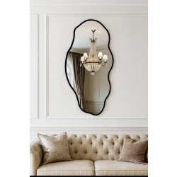 Lustro o organicznym kształcie w ramie - LOLIT W RAMIE