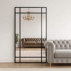 Lustro loft ze szprosami - DEMETER - kolor ramy do wyboru