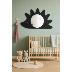 Lustro dekoracyjne ścienne dla dziecka w ramie mdf - JEŻYK