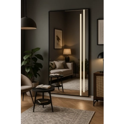 Lustro w czarnej ramie z podświetleniem- 1503 LED III - kolor ramy do wyboru