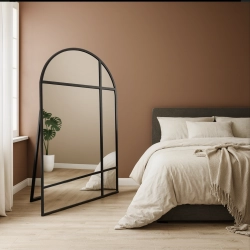 Lustro stojące półowalne w ramie MDF - LOFTI II STOJĄCE