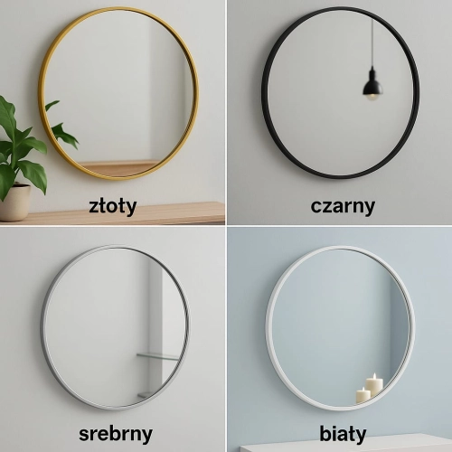 Lustro loft ze szprosami - BERNARD - kolor ramy do wyboru NR 3