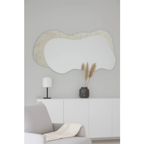 Nieregularne lustro na lustrze postarzanym vintage - VELOCE