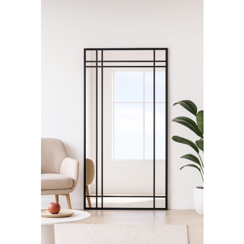 Lustro loft ze szprosami - MARKUS - kolor ramy do wyboru