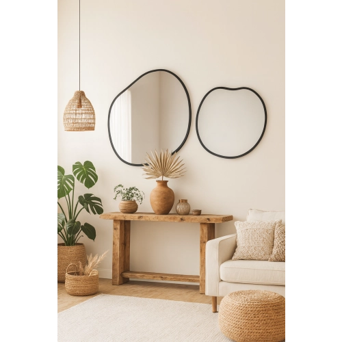 Zestaw luster organicznych w ramie- SODALIT W RAMIE