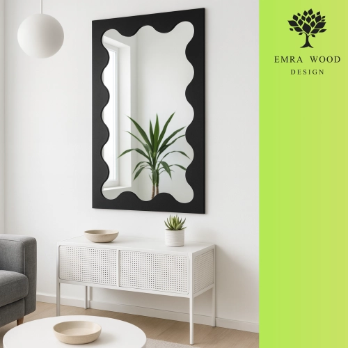 Lustro nieregularne w ramie mdf - PRISM – Blobs Mirrors