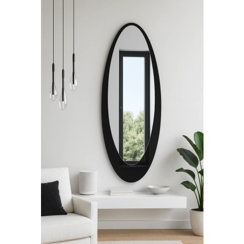 Eliptyczne lustro dekoracyjne - LONGI