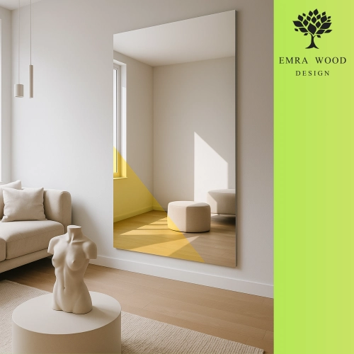 Duże lustro dekoracyjne kolorowa tafla - TORI