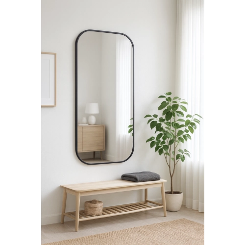 Lustro w ramie złotej MDF SLIM - GERDA - kolor ramy do wyboru