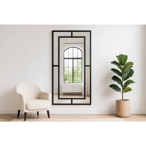 Lustro loft ze szprosami - GLORIA - kolor ramy do wyboru