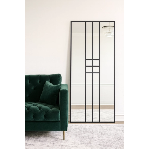 Lustro loft ze szprosami - ZEUS - kolor ramy do wyboru