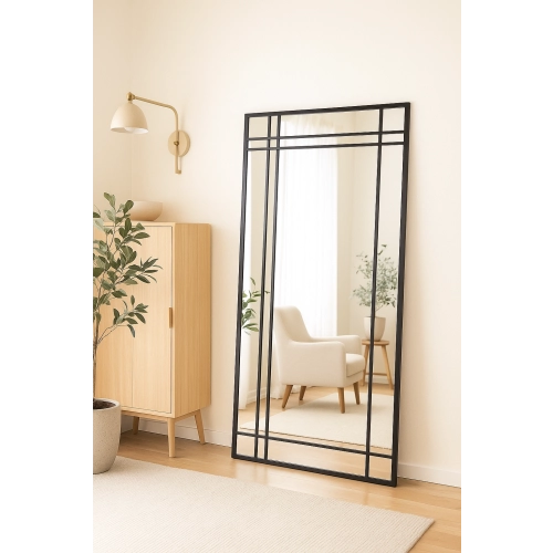 Lustro loft ze szprosami - MARKUS - kolor ramy do wyboru