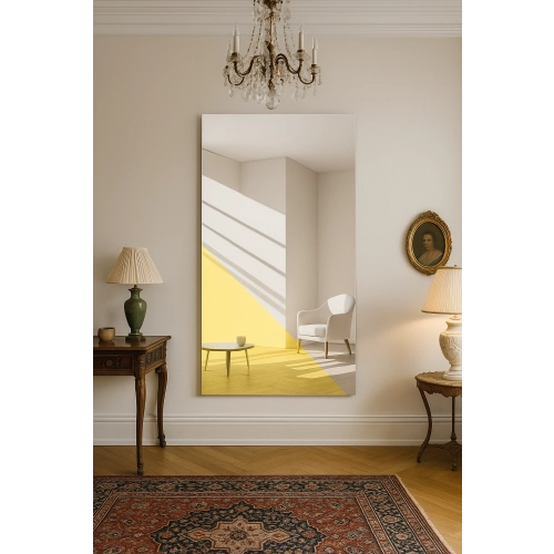 Duże lustro dekoracyjne kolorowa tafla - TORI