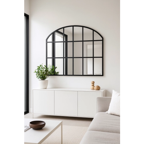 Lustro okno loft ze szprosami MDF - REBEKA - kolor ramy do wyboru