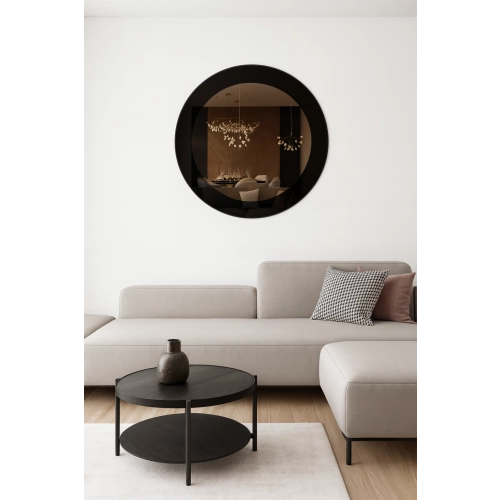 Lustro okrągłe dekoracyjne dwukolorowe - ROTAM