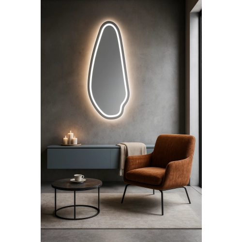 Lustro organiczne z podświetleniem - JASPIS LED II