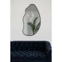 Lustro o organicznym kształcie w ramie - TOPAZ W RAMIE