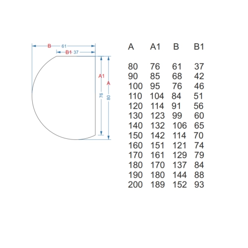 Lustro o nieregularnym kształcie w czarnej matowej ramie mdf z podświetleniem - ODETTA LED