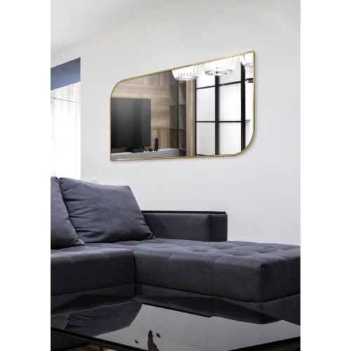 Lustro w ramie złotej MDF SLIM - ŁEZKA - kolor ramy do wyboru