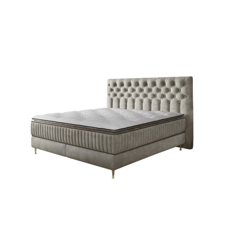 ŁÓŻKO KONTYNENTALNE ASTORIA Tkanina Matt Velvet 38