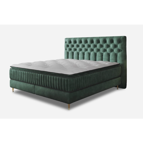 ŁÓŻKO KONTYNENTALNE ASTORIA Tkanina Matt Velvet 38