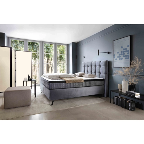 ŁÓŻKO KONTYNENTALNE ALEXANDER Tkanina Fresh 32