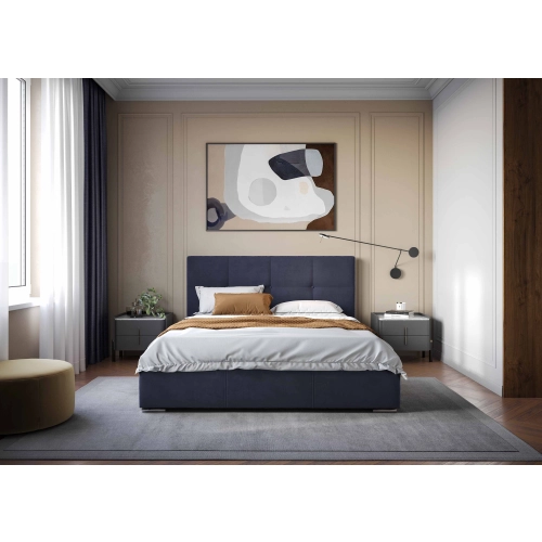 ŁÓŻKO MARIO Tkanina Matt Vlevet 79