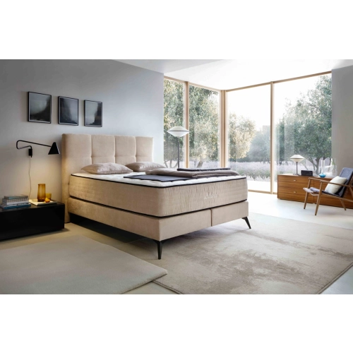 ŁÓŻKO KONTYNENTALNE ATLANTA Tkanina Milton 03