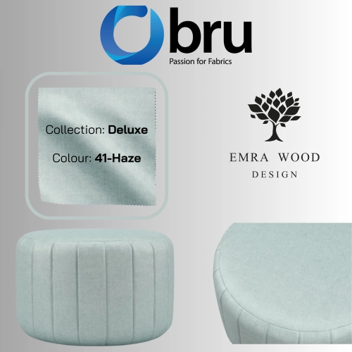 Pufa Okrągłą Kolory Rozmiary Tkanina Deluxe Fi 35 - 40 - 45 - 50 - 55 - 60 - 65 - 70 - 75 - 80 - 85 - 90 - 95 - 100 cm