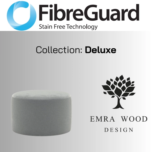 Pufa Okrągłą Kolory Rozmiary Tkanina Deluxe Fi 35 - 40 - 45 - 50 - 55 - 60 - 65 - 70 - 75 - 80 - 85 - 90 - 95 - 100 cm