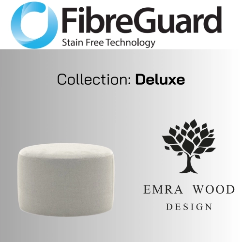 Pufa Okrągłą Kolory Rozmiary Tkanina Deluxe Fi 35 - 40 - 45 - 50 - 55 - 60 - 65 - 70 - 75 - 80 - 85 - 90 - 95 - 100 cm