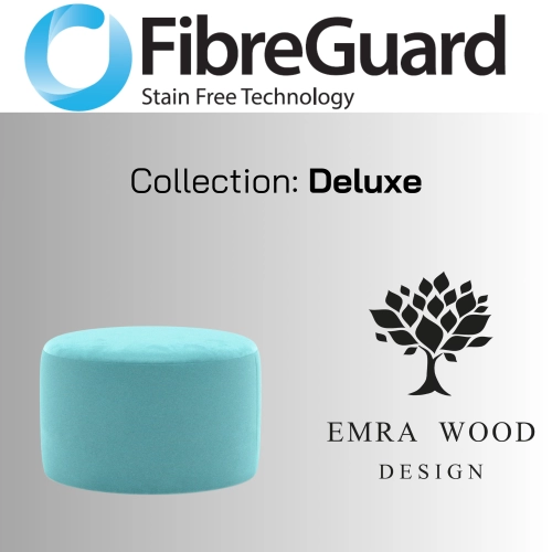 Pufa Okrągłą Kolory Rozmiary Tkanina Deluxe Fi 35 - 40 - 45 - 50 - 55 - 60 - 65 - 70 - 75 - 80 - 85 - 90 - 95 - 100 cm