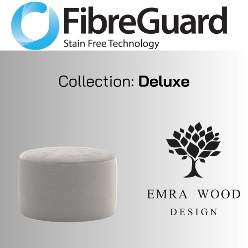 Pufa Okrągłą Kolory Rozmiary Tkanina Deluxe Fi 35 - 40 - 45 - 50 - 55 - 60 - 65 - 70 - 75 - 80 - 85 - 90 - 95 - 100 cm