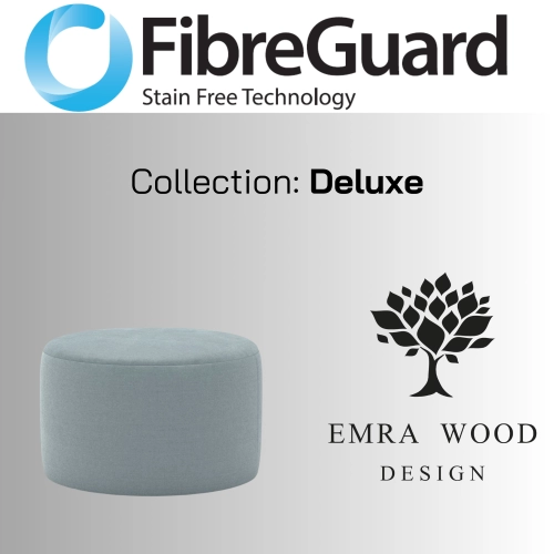 Pufa Okrągłą Kolory Rozmiary Tkanina Deluxe Fi 35 - 40 - 45 - 50 - 55 - 60 - 65 - 70 - 75 - 80 - 85 - 90 - 95 - 100 cm