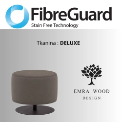 Pufa Okrągłą Kolory Rozmiary Tkanina Deluxe Fi 35 - 40 cm