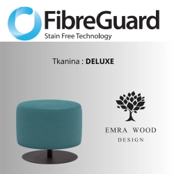 Pufa Okrągłą Kolory Rozmiary Tkanina Deluxe Fi 35 - 40 cm