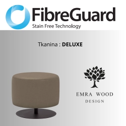 Pufa Okrągłą Kolory Rozmiary Tkanina Deluxe Fi 35 - 40 cm