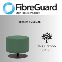 Pufa Okrągłą Kolory Rozmiary Tkanina Deluxe Fi 35 - 40 cm