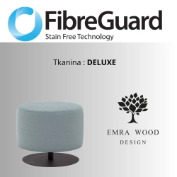 Pufa Okrągłą Kolory Rozmiary Tkanina Deluxe Fi 35 - 40 cm