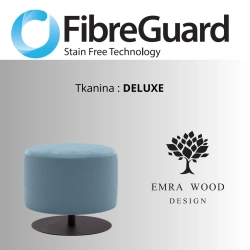 Pufa Okrągłą Kolory Rozmiary Tkanina Deluxe Fi 35 - 40 cm