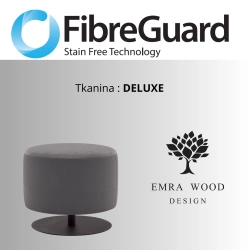 Pufa Okrągłą Kolory Rozmiary Tkanina Deluxe Fi 35 - 40 cm