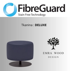 Pufa Okrągłą Kolory Rozmiary Tkanina Deluxe Fi 35 - 40 cm