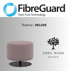 Pufa Okrągłą Kolory Rozmiary Tkanina Deluxe Fi 35 - 40 cm