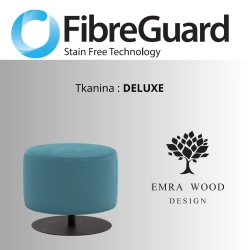 Pufa Okrągłą Kolory Rozmiary Tkanina Deluxe Fi 35 - 40 cm