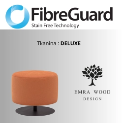 Pufa Okrągłą Kolory Rozmiary Tkanina Deluxe Fi 35 - 40 cm