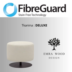 Pufa Okrągłą Kolory Rozmiary Tkanina Deluxe Fi 35 - 40 cm