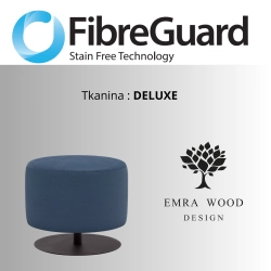 Pufa Okrągłą Kolory Rozmiary Tkanina Deluxe Fi 35 - 40 cm